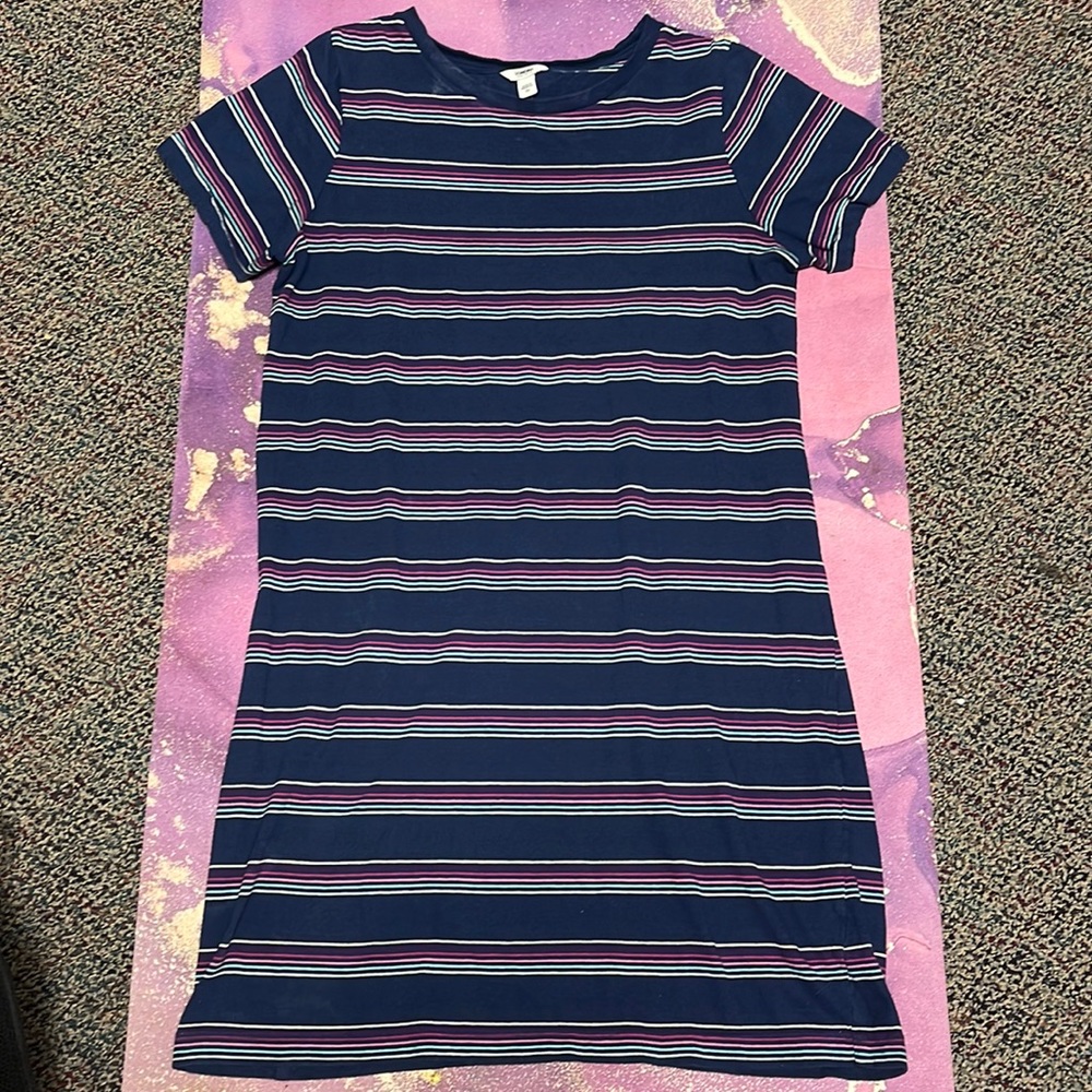 Multi colored t-shirt dress - Picture 1 of 1